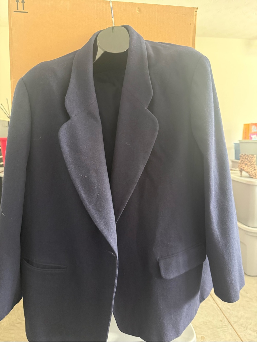 Classic Navy Women's Blazer Jacket - Timeless Tailored Style p46
